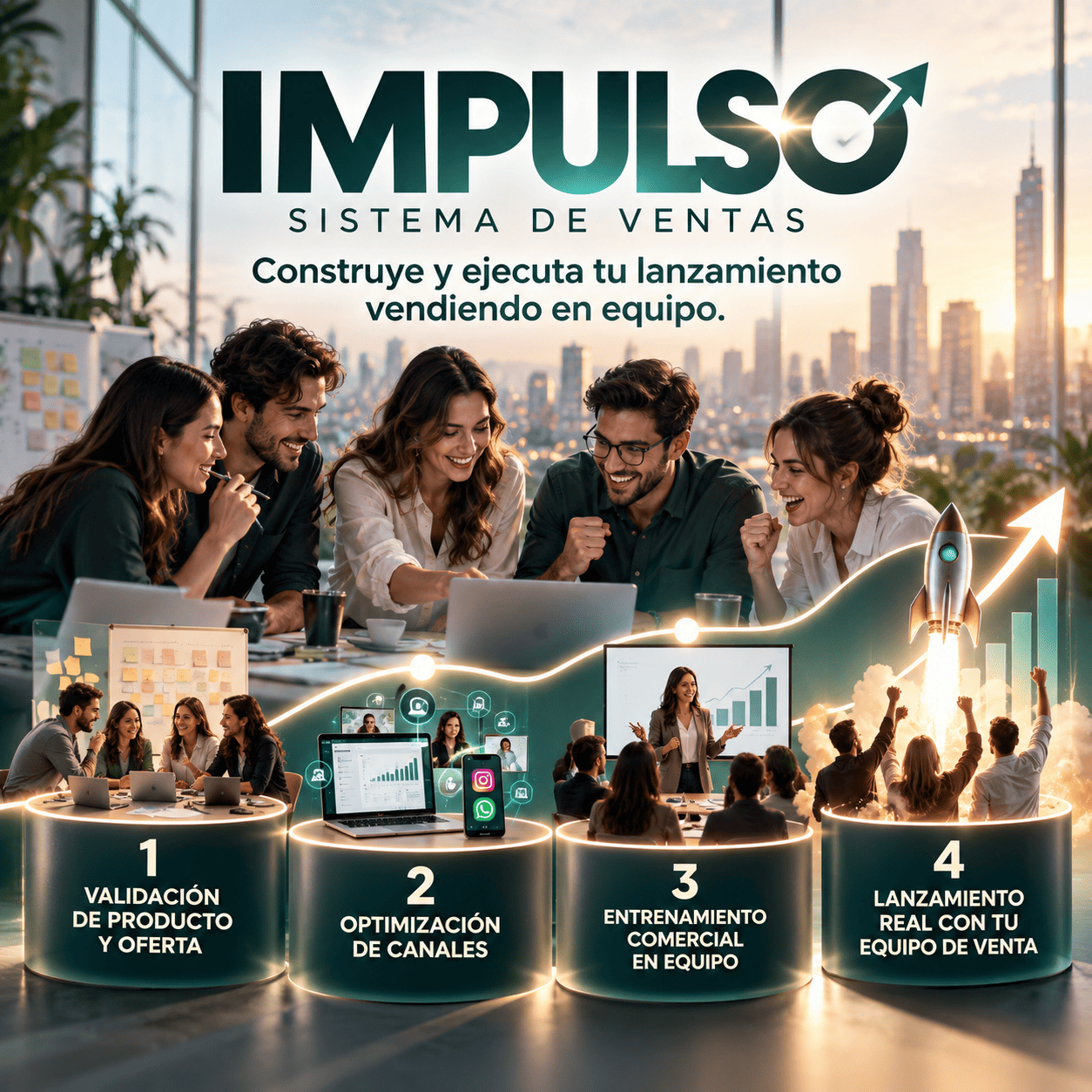 IMPULSO sistema de ventas validado en equipo